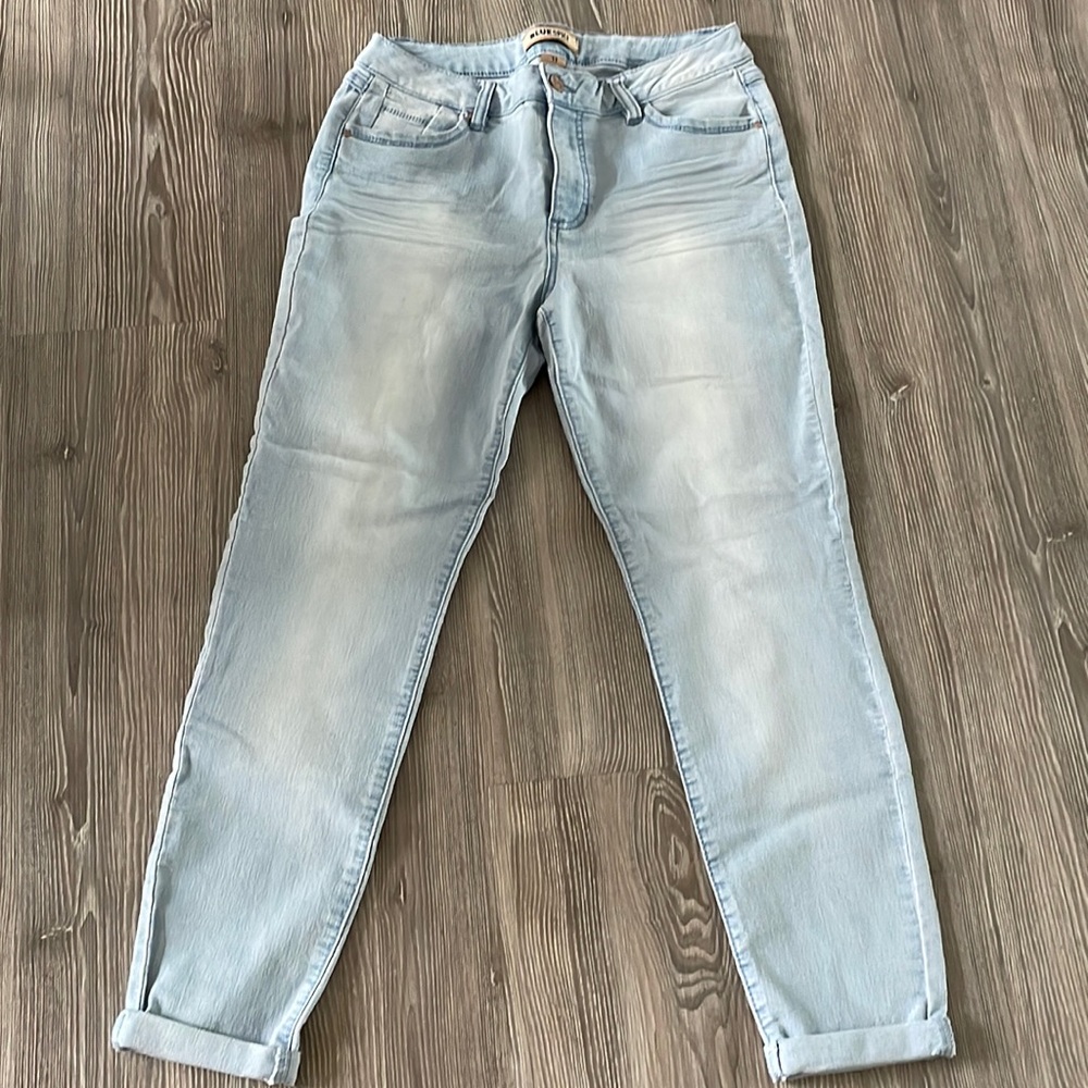 Light jean ankle cuff size 11